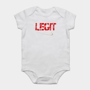 Text art word style Baby Bodysuit